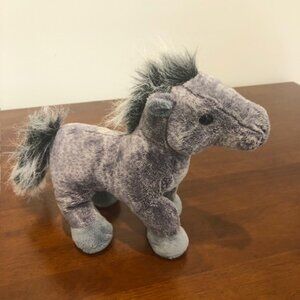 Ganz Gray Arabian Horse Plush Stuffed Animal.